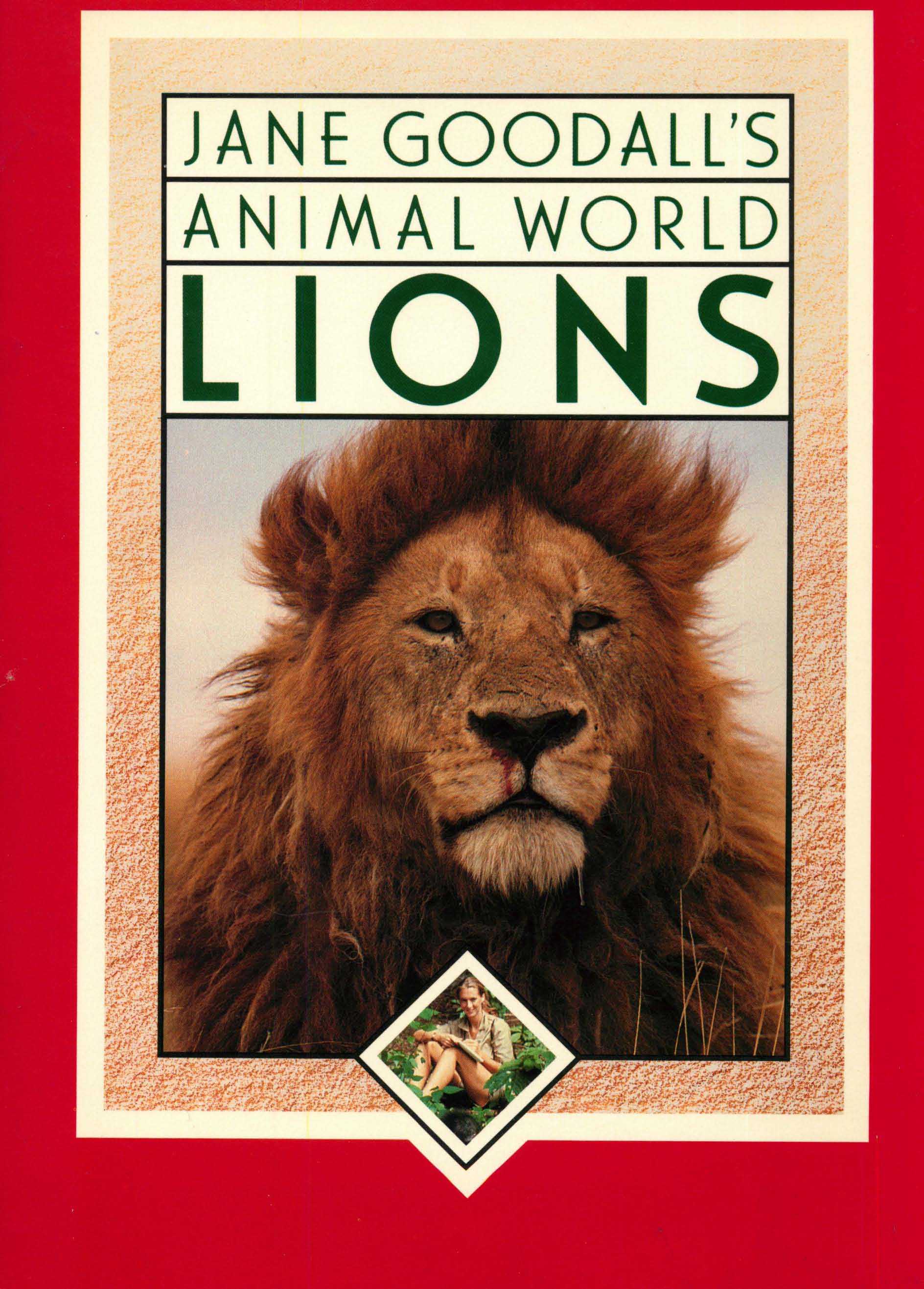 Cover of Jane Goodall's Animal World, Lions